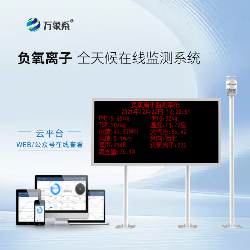 空氣負氧離子監(jiān)測站：靈活擴展的“空氣健康衛(wèi)士”